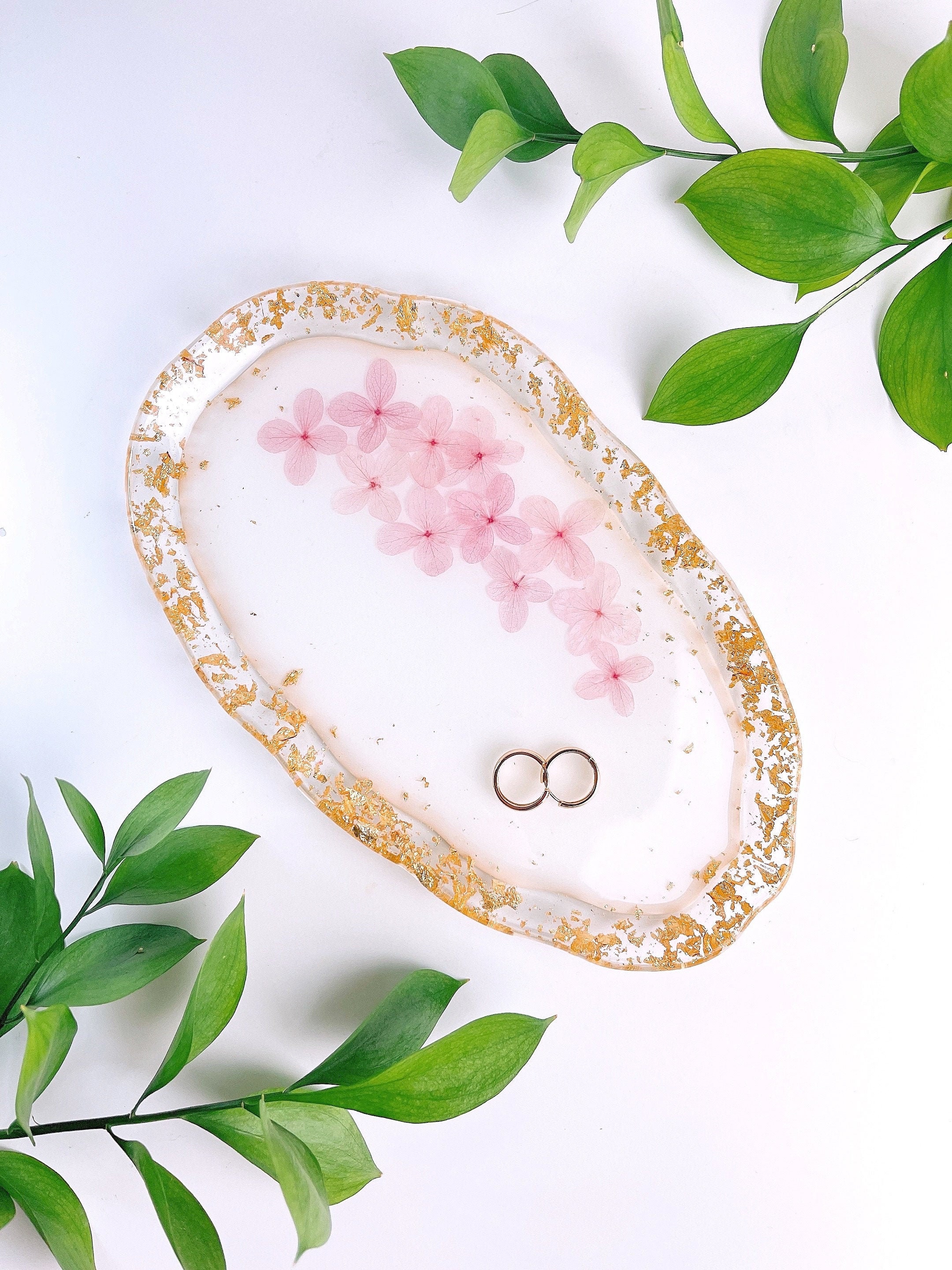 Large Oval Decorative Tray Various Colours Etsy