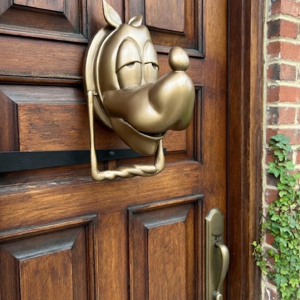 Mickey's Christmas Carol Marley Door Knocker, Goofy Inspired Holiday Decor