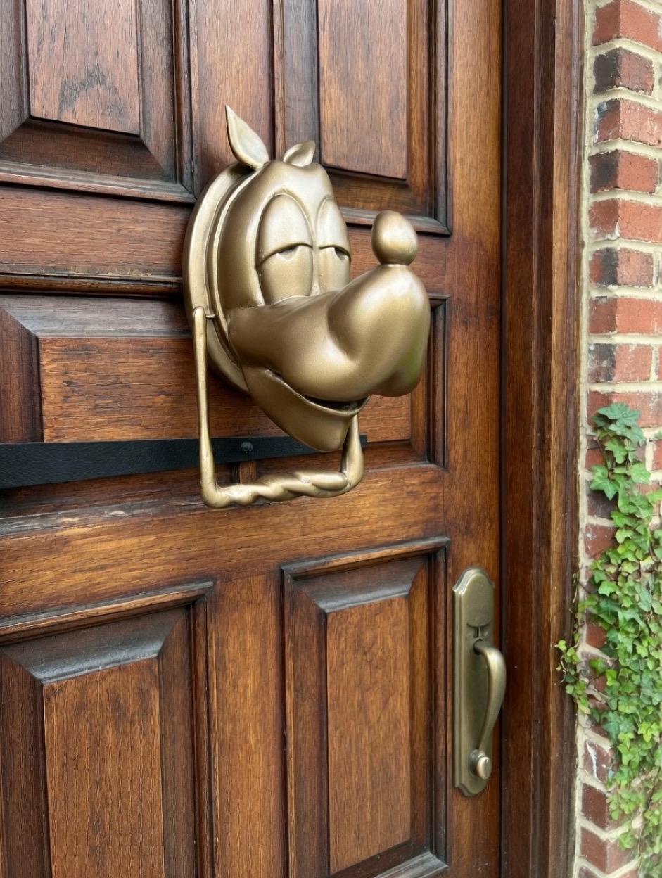 アールグラージュ　ディズニー Mickey's Christmas Carol Marley Door Knocker, Goofy Inspired