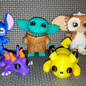 Set of 5 Mini Fidget Characters