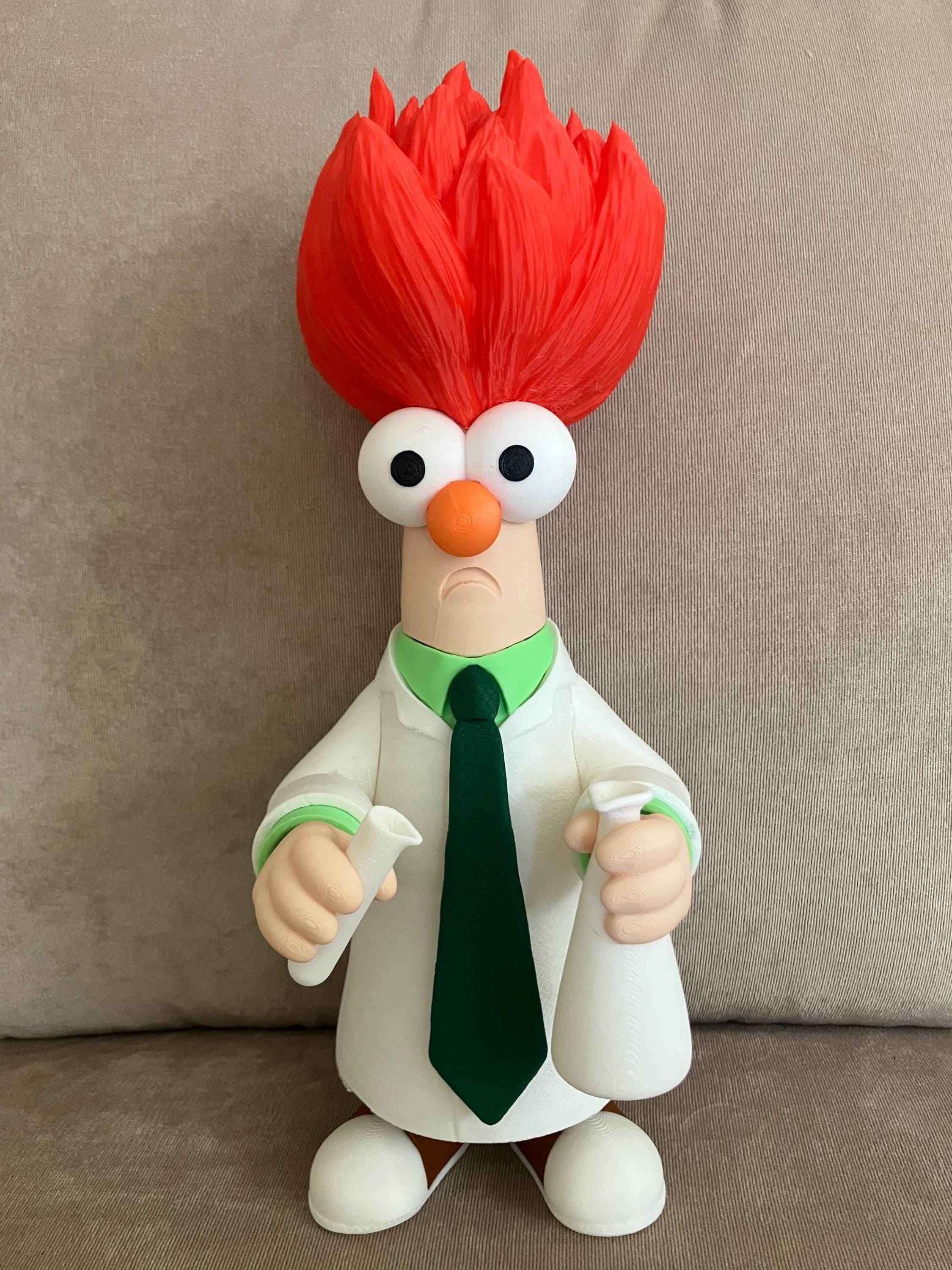 The Muppets! Kermit, Fozzy, Beaker and Bunsen Statue Figures - Etsy