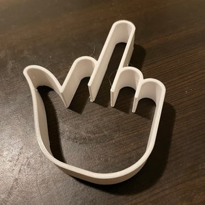 Middle Finger Cookie Cutter
