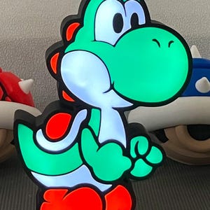 Super Mario Bros Yoshi Light Box