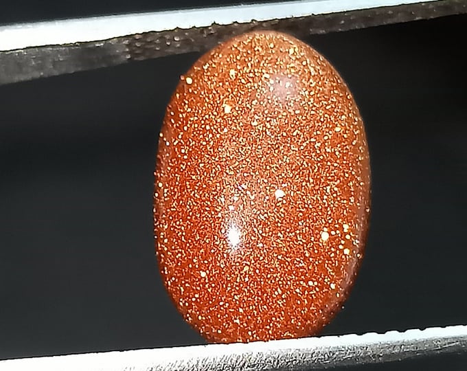 Natural Golden Sunstone Cabochon Oval Shape Loose Gemstone Very Unique Handmade Smooth Polished Sunstone Gemstone DIY Loose Jewelry 15x10mm