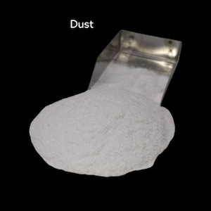 Crushed Crystal Hydro Quartz Gemstone Dust Powder, For Stone Inlay, Handmade Jewelry Crushed Dust, White Dust For Woodwork, Ring Inlay Dust