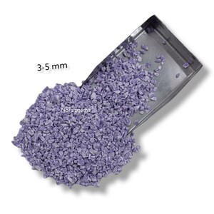 Crushed Purple Turquoise Gemstone Coarse 3 to 5 MM For Stone Inlay art Or Woodworking Powder, Purple Turquoise Crushed Coarse For Inlay