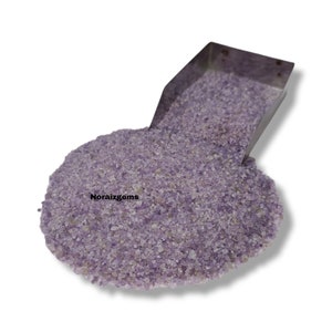 Crushed Amethyst Gemstone Powder 0.5 to 1 MM Size For Stone Inlay, Mineral art Or Amethyst Powder, Gemstone Crushed Powder, Amethyst Coarse