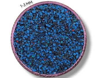 Best Seller Crushed Chrysocolla Coarse Gemstone Powder Crushed 1-3 MM For Woodwork, Ring Inlay Chrysocolla Healing Stone Powder, Resin Art