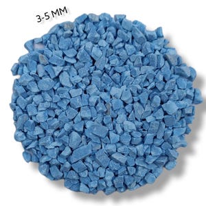 Sky Blue Turquoise Raw Stone Crushed Powder, Healing Crushed Powder, Beautiful Making Art and Craft Crushed Powder, Turquoise Rough Crushed