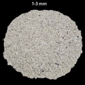 Crushed White Turquoise Gemstone Coarse 1 to 3 MM For Stone Inlay art Or Woodworking Powder White Turquoise Crushed Coarse Great For Inlay