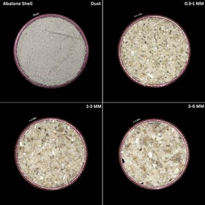 Crushed Abalone Shell Grobes Edelsteinpulver Alle Größen Natürlicher Muscheledelstein Crushed Holzarbeit Ring Inlay Heilstein Inlay Massage Powder