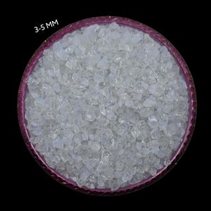 Crushed Natural Opalite Coarse 3-5 MM Gemstone Opalite Gemstone Powder Crushed For Woodwork, Ring Inlay Opalite Healing Properties Inlay