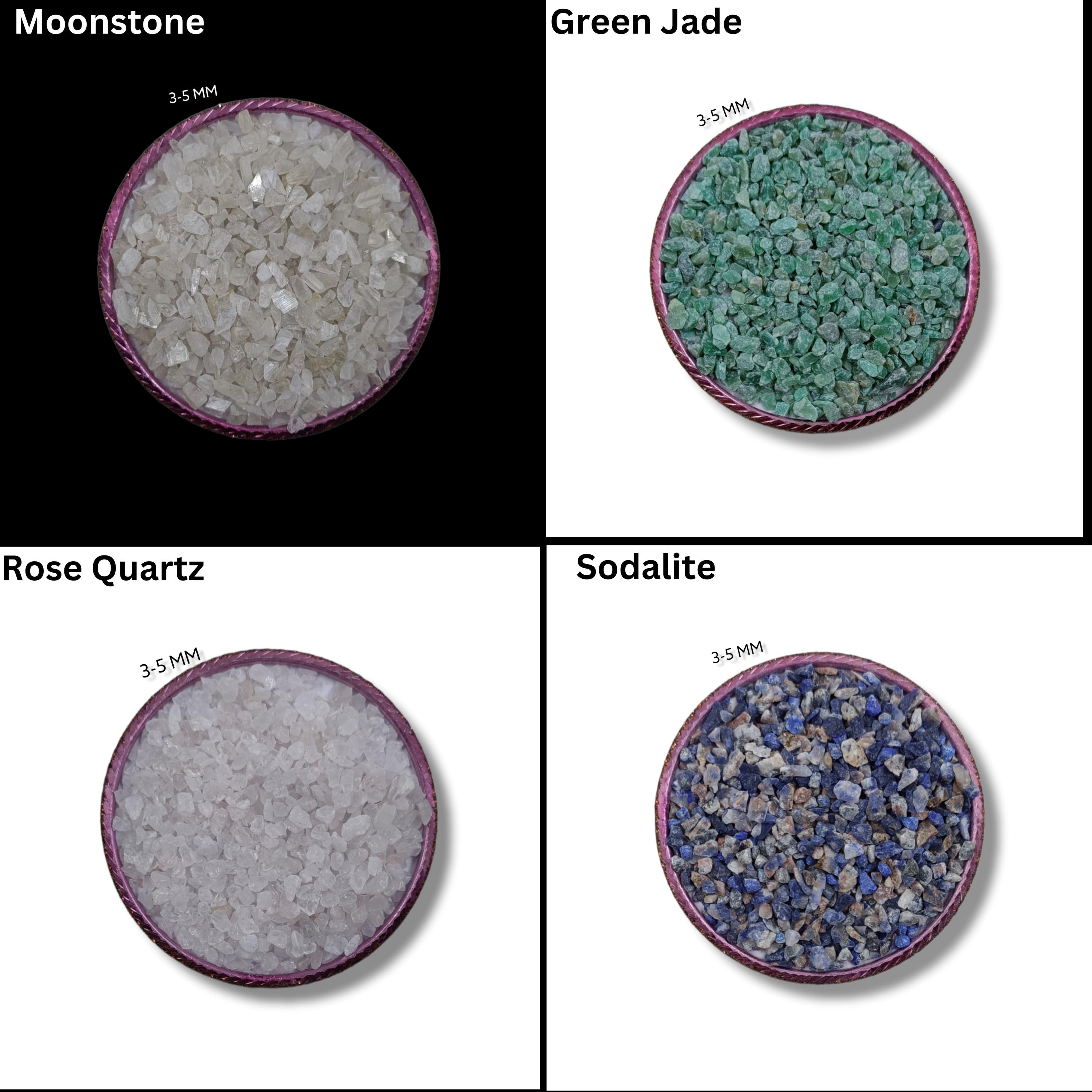 Gem Inlay Types Crushed Gemstone Coarse for Best Inlay Work 3-5 MM Gemstone Powder ...