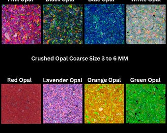 AAA-kwaliteit verpletterd opaal edelsteen grof poeder 3-6 MM premium materiaal inlegsel Welo vuuropaal met sprankelend koeleffect Opaal vermalen grof