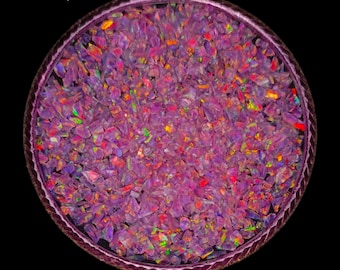 Crushed Pink Opal Gemstone Coarse Powder 1-3 MM Premium Inlay