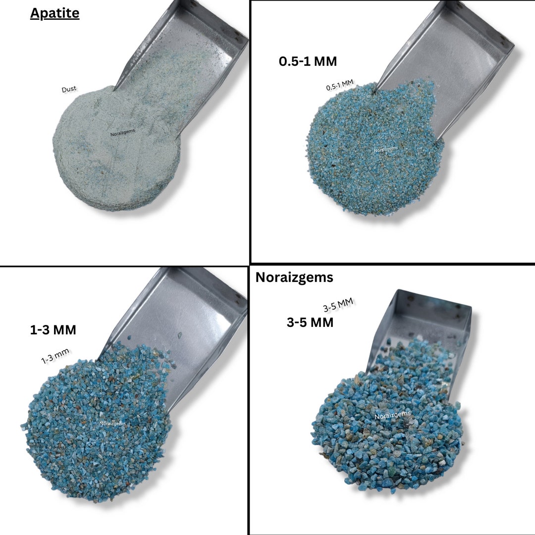 Crushed Apatite Healing Stone Powder and Dust Gemstone Coarse for ...
