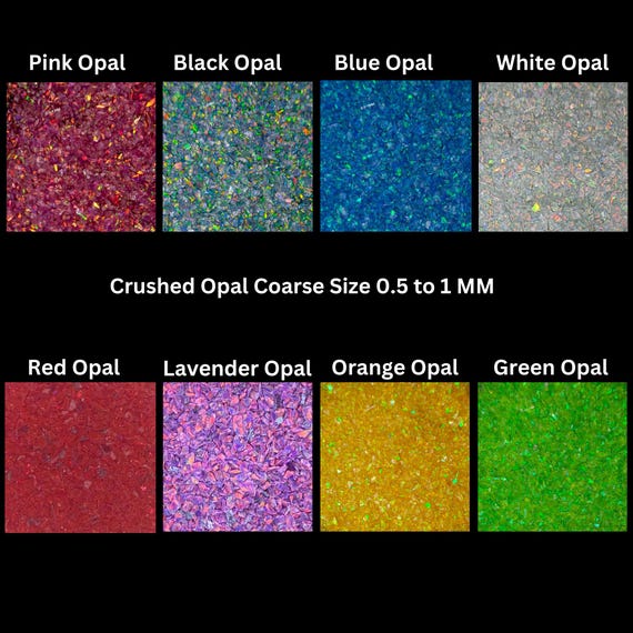 AAA Grade Crushed Opal Gemstone Coarse Powder MM Premium
