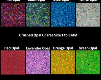 AAA-kwaliteit verpletterd opaal edelsteen grof poeder 1-3 mm premium materiaal inlegsel Welo vuuropaal met sprankelend koeleffect Opaal vermalen grof