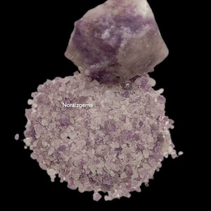 New Mines Stock Crushed Lepidolite Gemstone Powder Choose Gemstone Crushed Stone For Inlay, Mineral Art and Handmade Jewelry, Ring Inlay