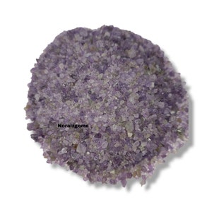 Crushed Amethyst Gemstone Powder 1 to 3 MM Size For Stone Inlay, Mineral art Or Massage Powder, Gemstone Crushed Powder, Amethyst Coarse