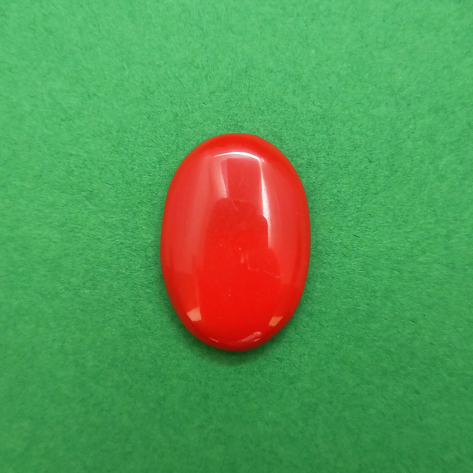 Very Beautiful Red Coral Loose Gemstone Cabochon Synthetic Etsy