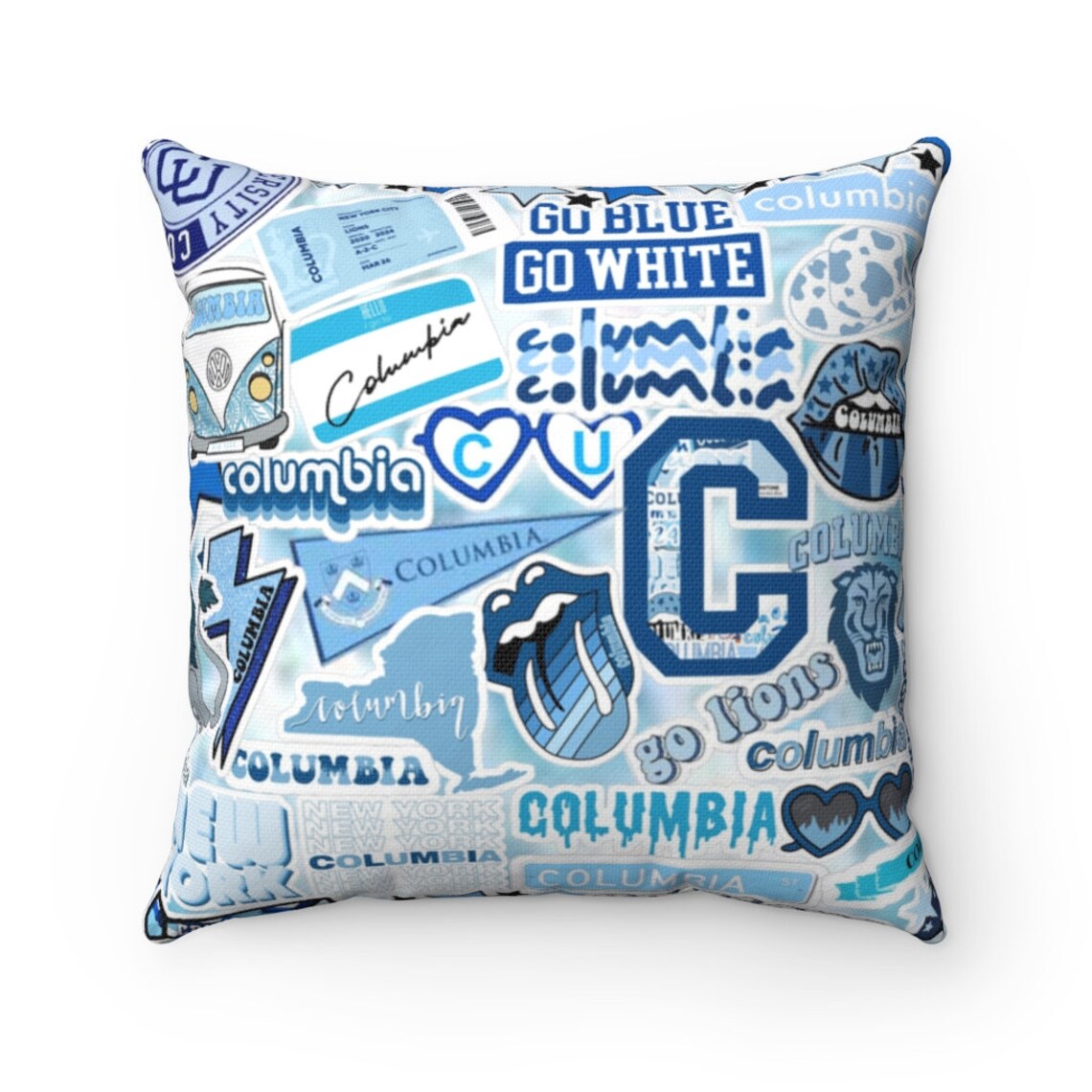 Columbia University Pillow Etsy