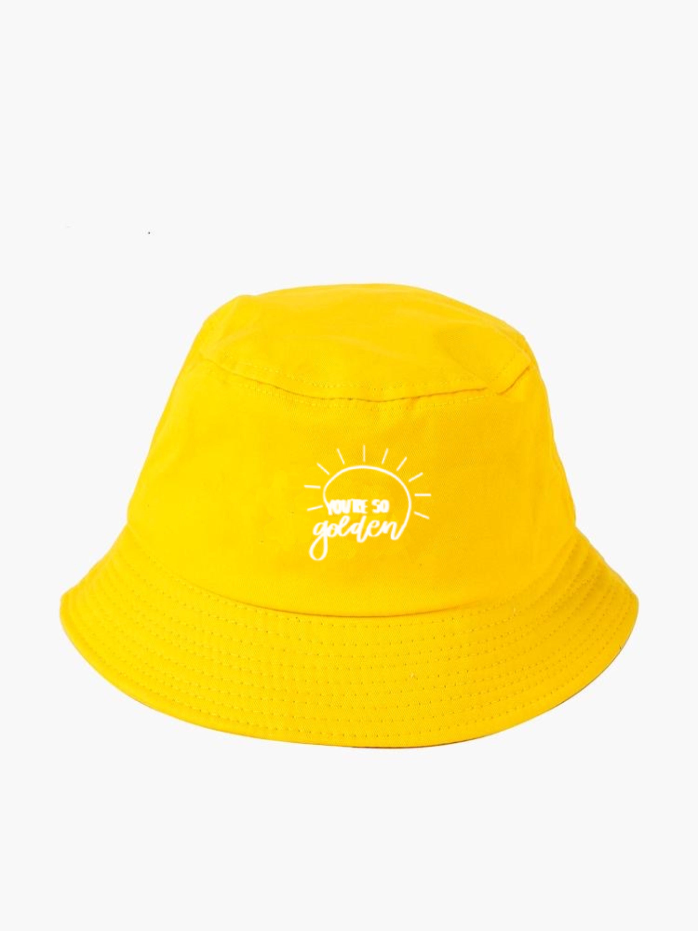 Golden Bucket Hat You'Are So Golden hat Retro hat Gift | Etsy