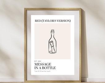 Message In A Bottle - Track 25 (T. Swift Digital Art)