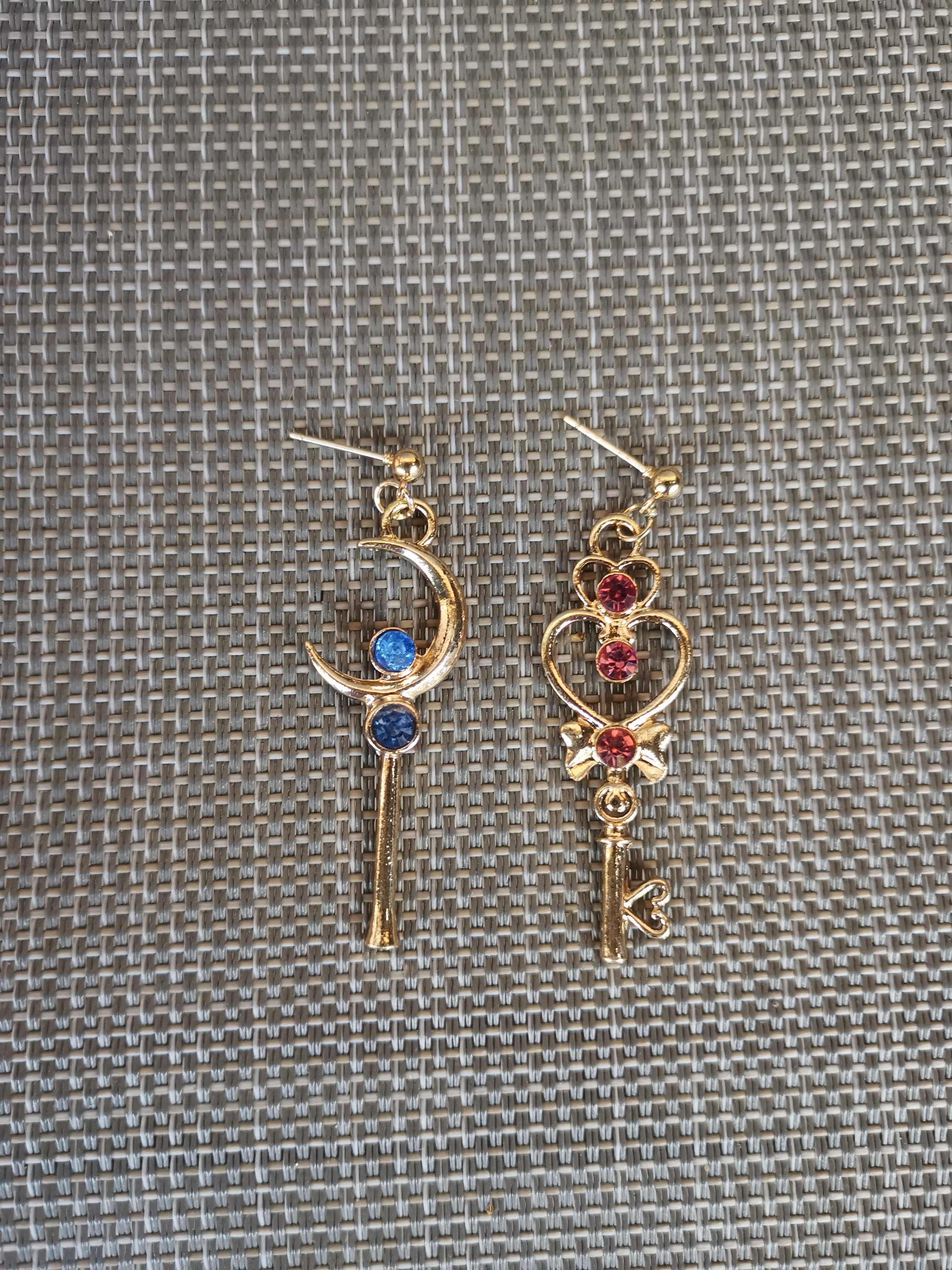 Sailor Moon inspired drop earrings Cosplay earrings Etsy