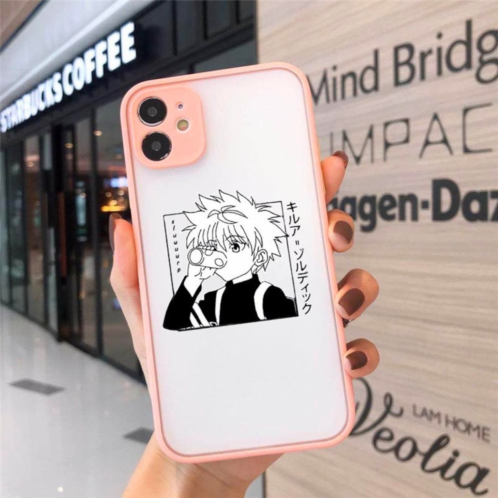Anime iPhone case Silicone custom iPhone case Anime Hunter Etsy