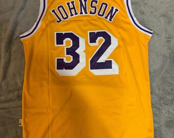 magic johnson throwback jersey