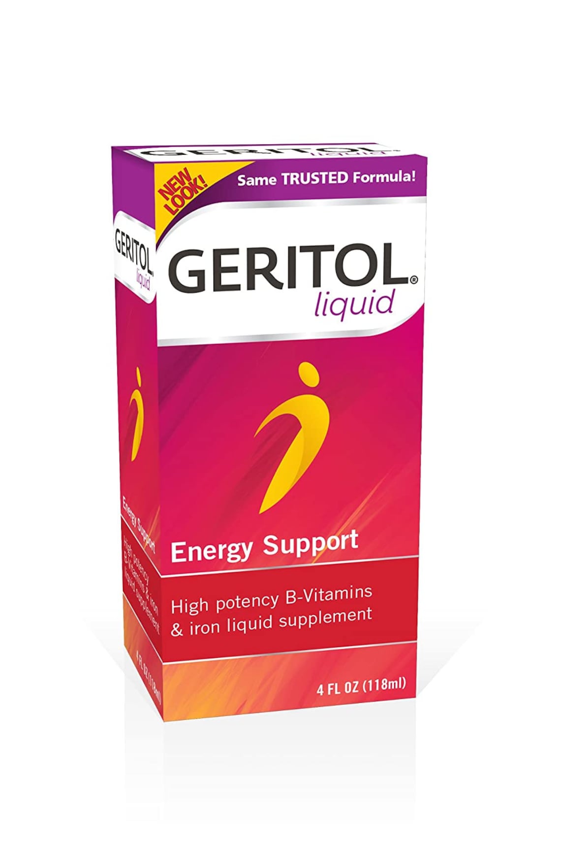 Geritol Liquid High Potency Vitamin B & Iron Supplement 4oz Etsy