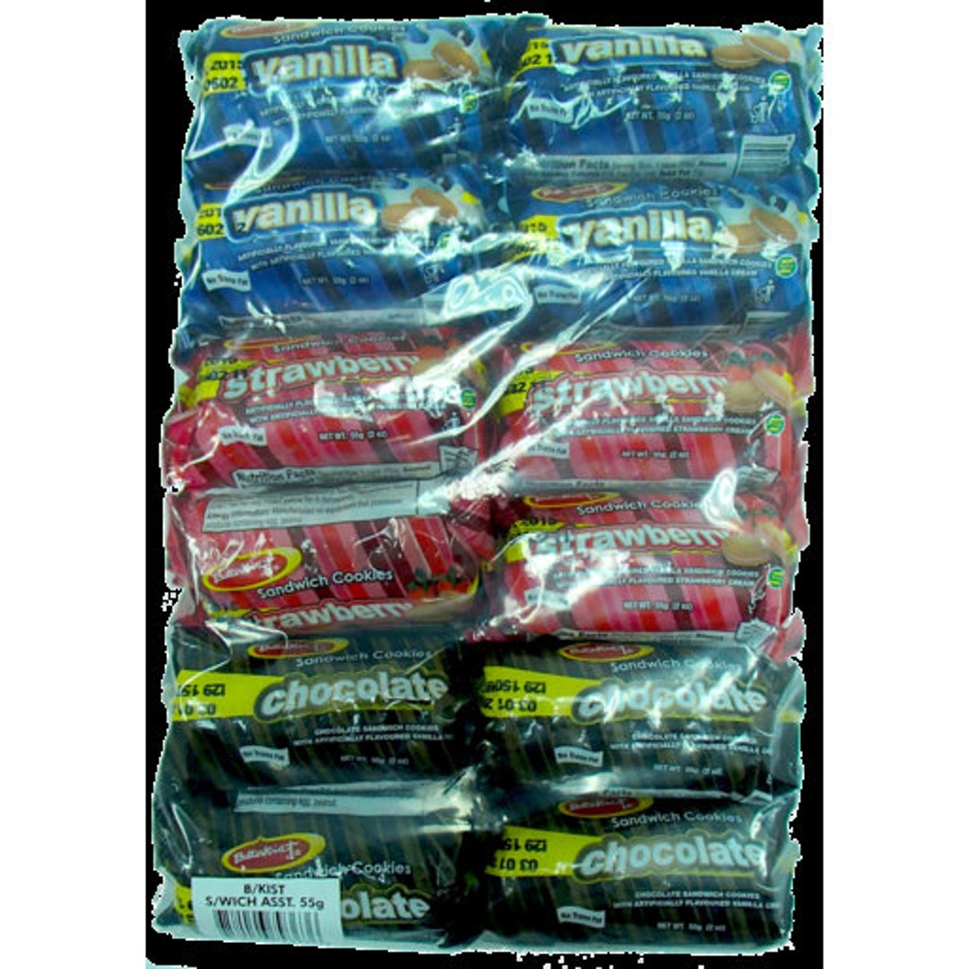 Jamaican Assorted Butterkist Biscuits Pack of 12 strawberry Etsy