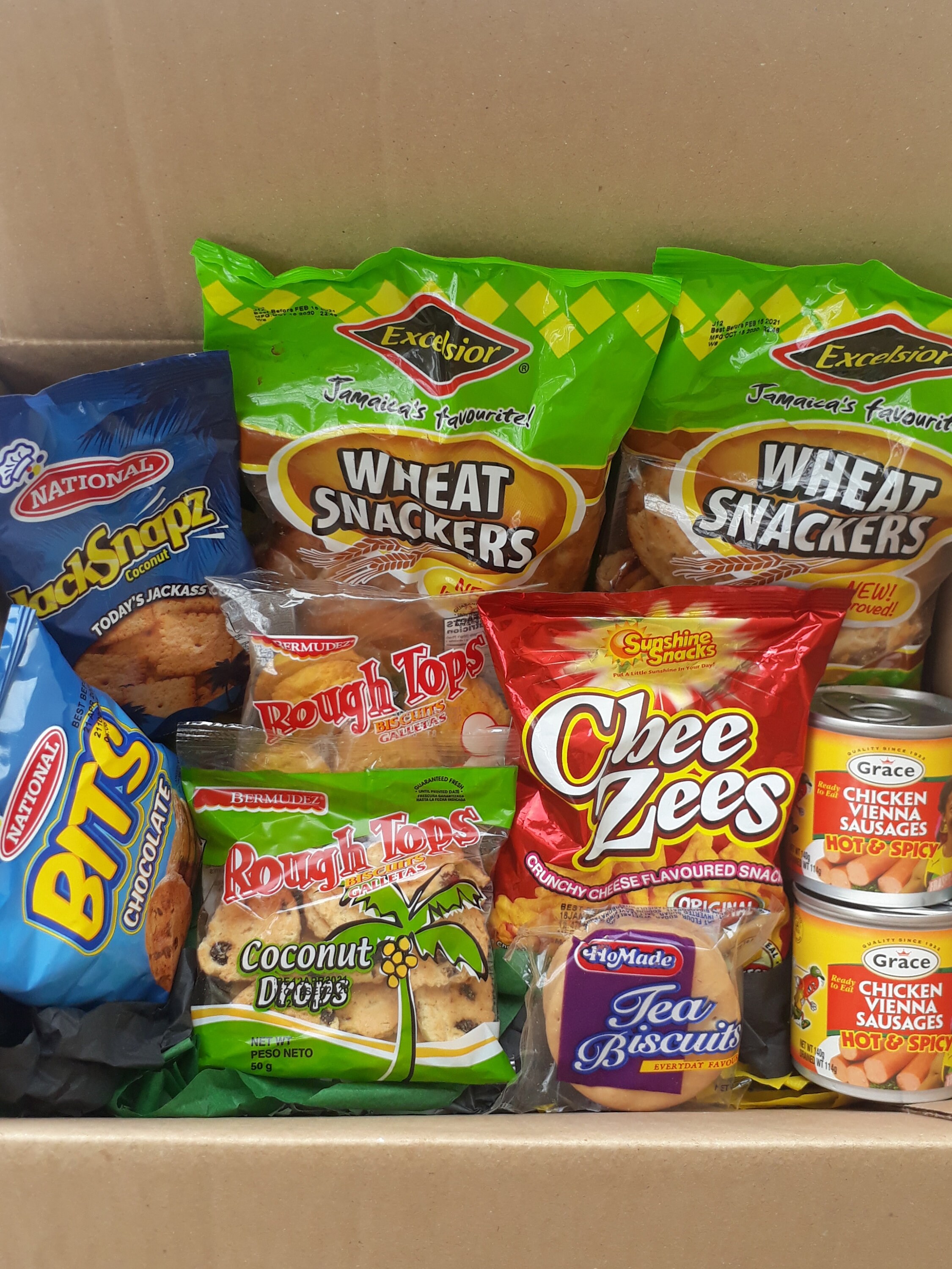 Jamaican Snack Box Etsy