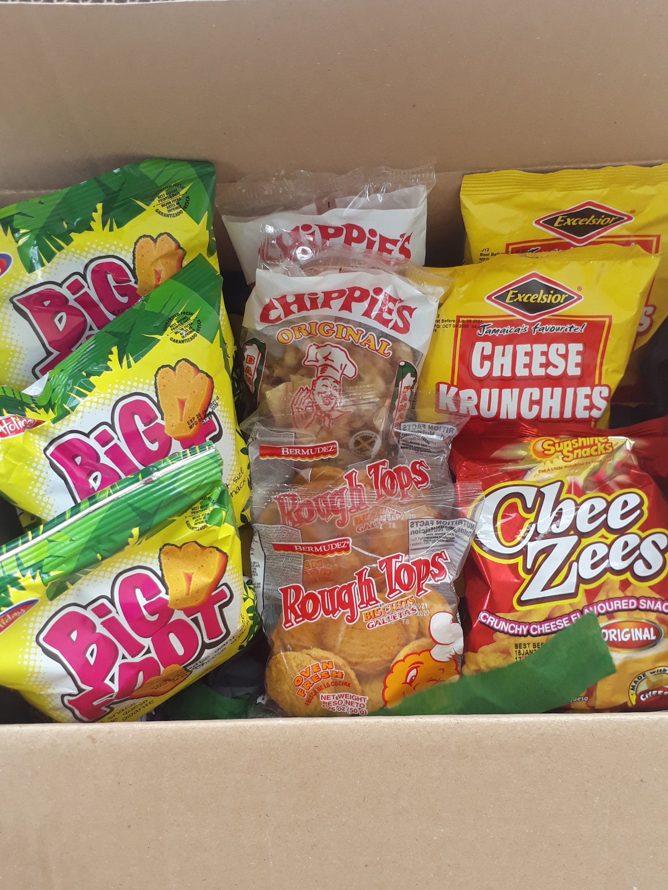 Jamaican Snack Box Etsy