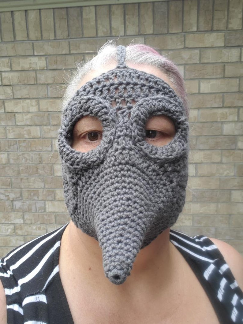 Pattern Plague Doctor Mask Etsy