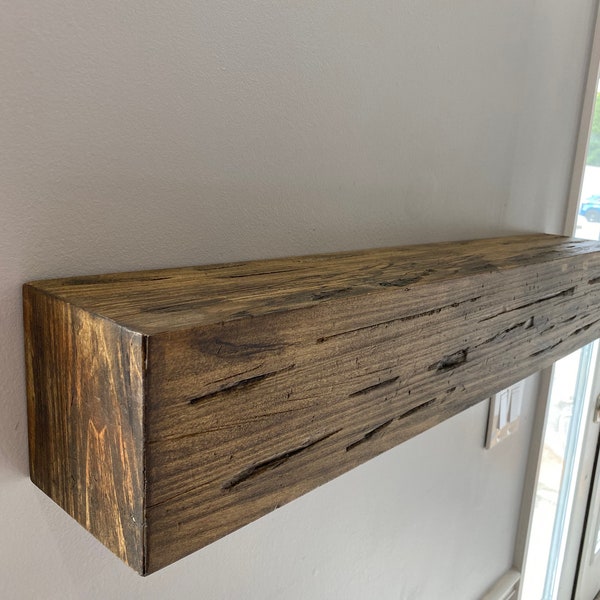 Faux Beam Floating Shelf Etsy