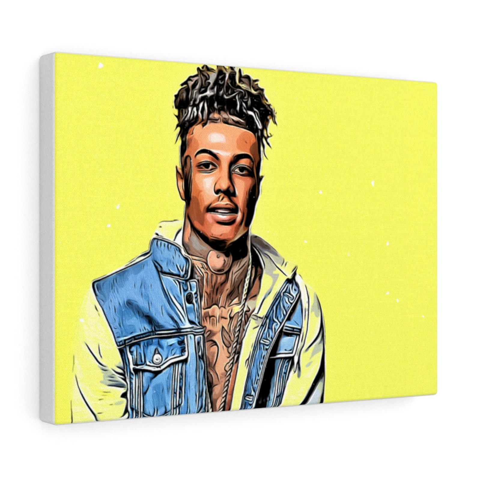 Blueface Canvas Blueface Canvas Wall Art Blueface Etsy
