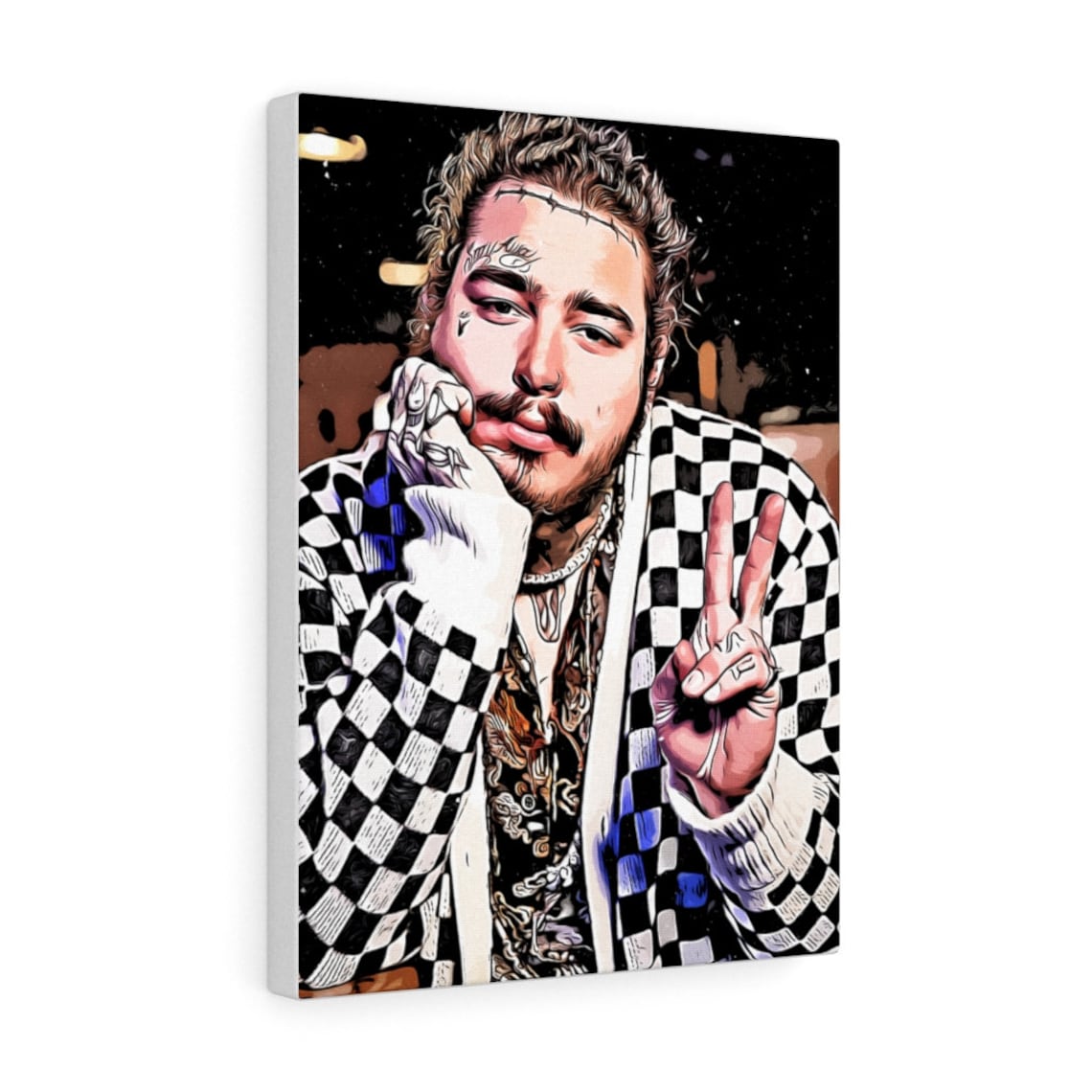 Post Malone Canvas Post Malone Canvas Wall Art Post Malone Etsy