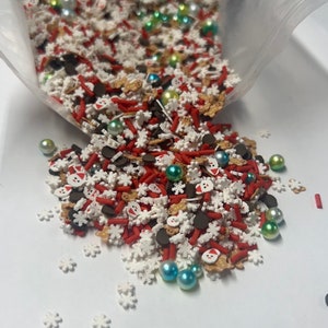 1/2 oz Santa polymer clay sprinkle mix (non edible)