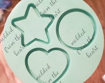Solid shape shakers set silicone mold