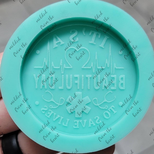 Beautiful day to save lives silicone mold
