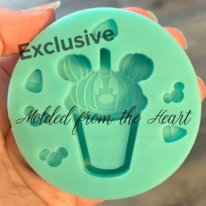 Halloween boba cup shaker and bits exclusive silicone mold