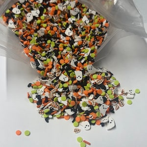 1/2 oz ghost polymer clay sprinkle mix (non edible)