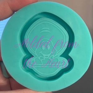 Oyster baby cutie grippy shaker silicone mold