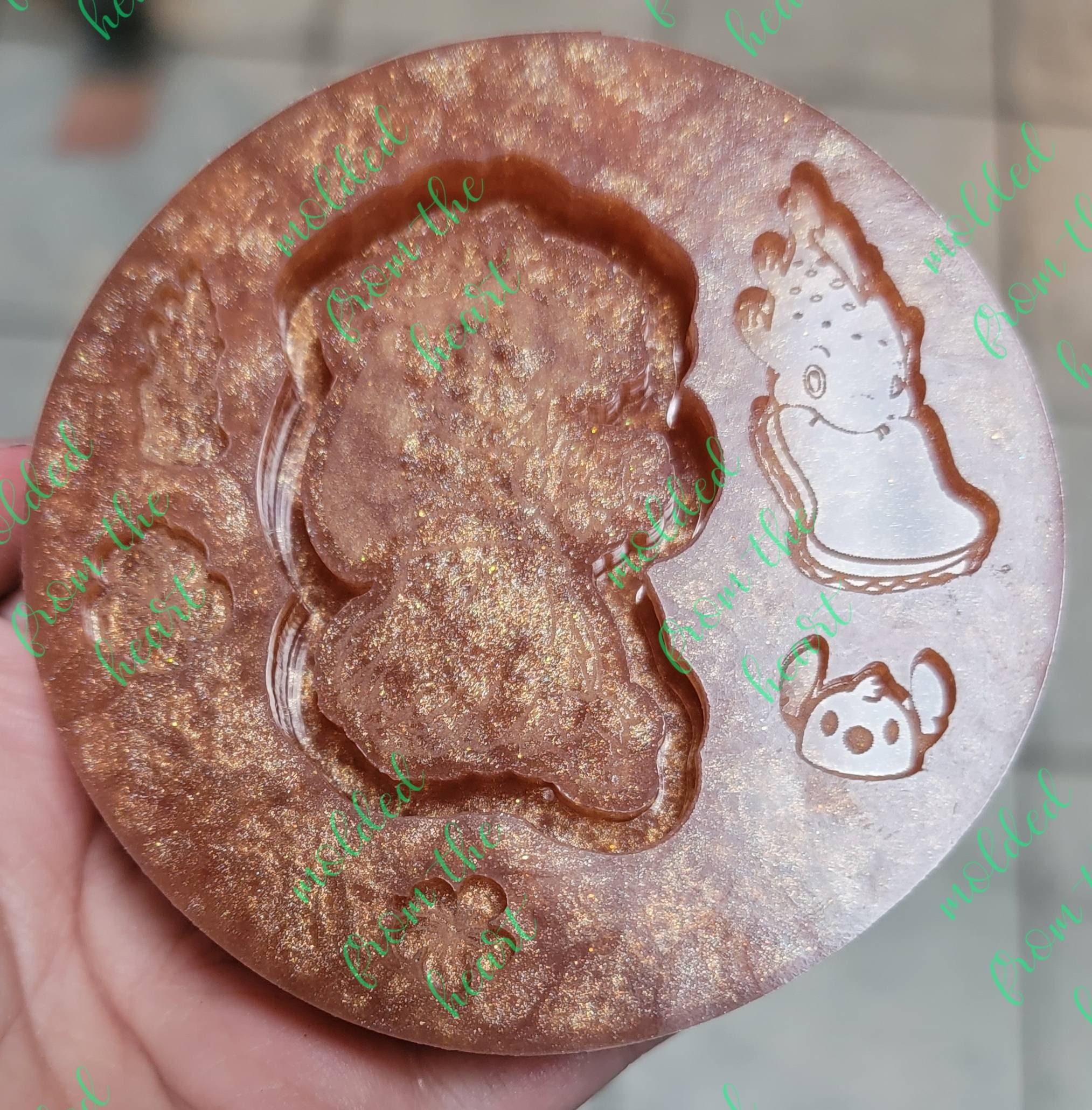 Hula Dancing Shaker and Bits Silicone Mold Etsy