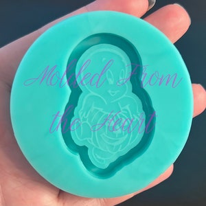 Halloween Friendly ghost shaker silicone mold