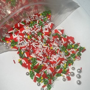 1/2 oz Christmas polymer clay sprinkle mix (non edible)