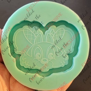 Chipmunk shaker silicone mold (hand drawn EXCLUSIVE)
