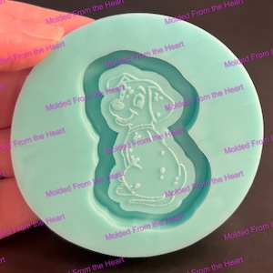 Dalmatian shaker silicone mold